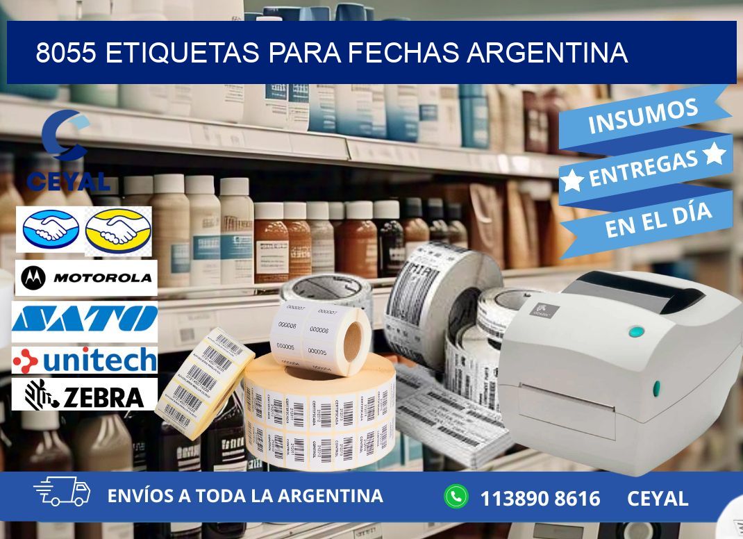 8055 ETIQUETAS PARA FECHAS ARGENTINA
