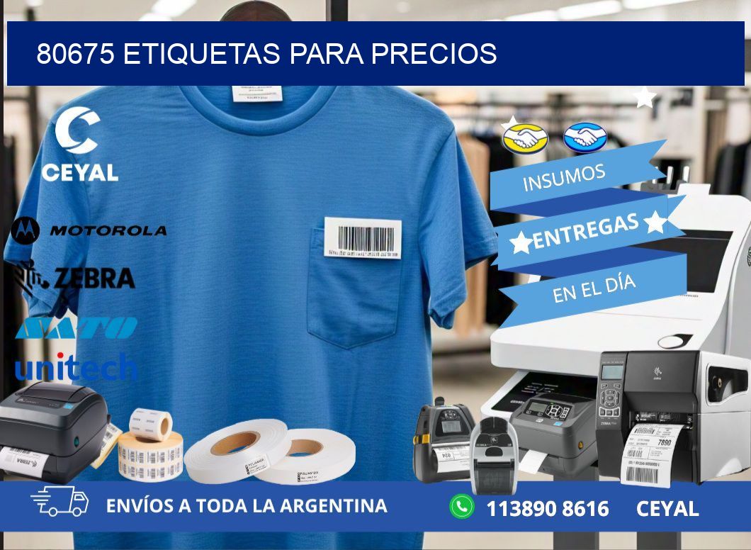 80675 ETIQUETAS PARA PRECIOS