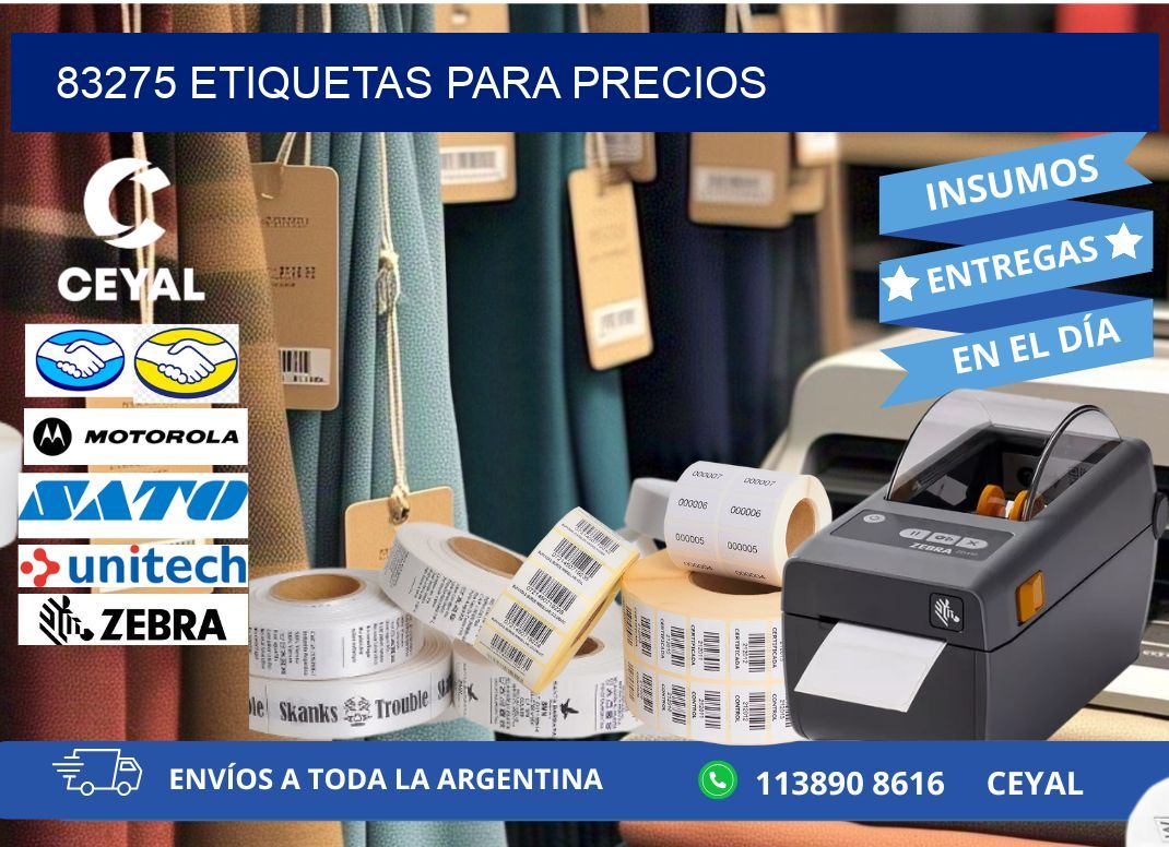 83275 ETIQUETAS PARA PRECIOS