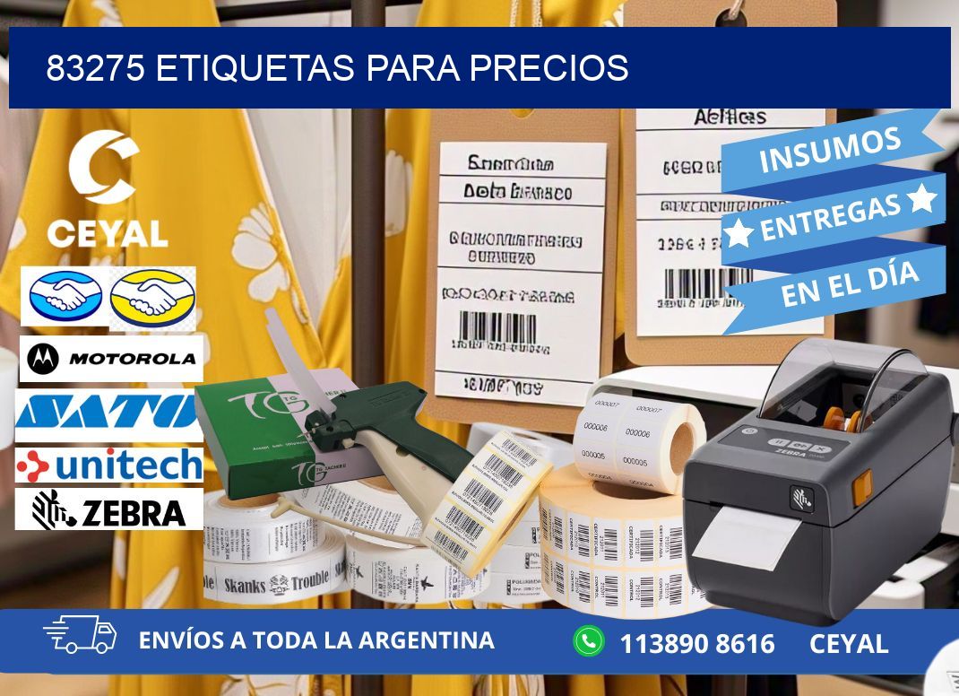 83275 ETIQUETAS PARA PRECIOS