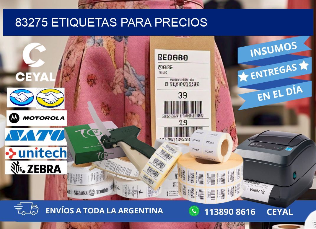 83275 ETIQUETAS PARA PRECIOS