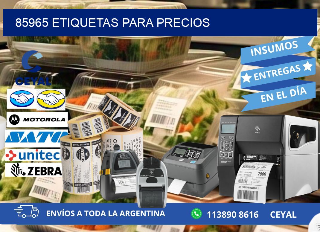 85965 ETIQUETAS PARA PRECIOS