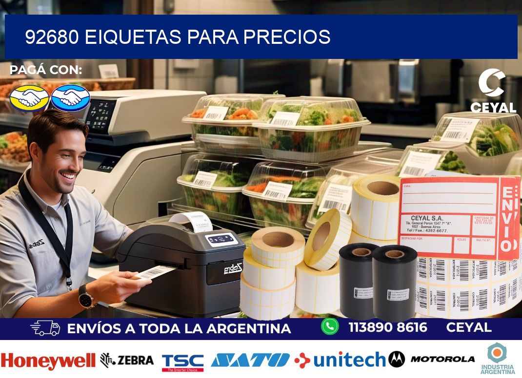 92680 EIQUETAS PARA PRECIOS