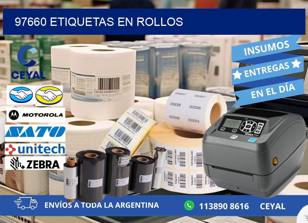 97660 ETIQUETAS EN ROLLOS