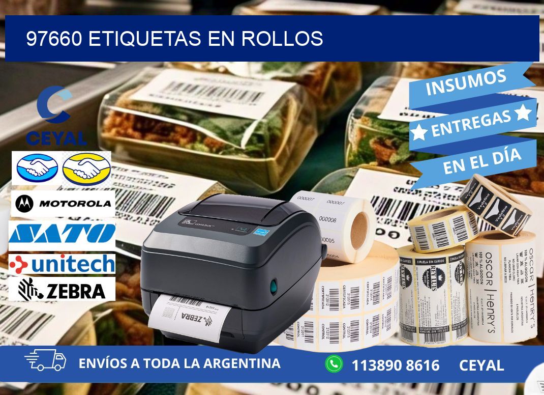 97660 ETIQUETAS EN ROLLOS