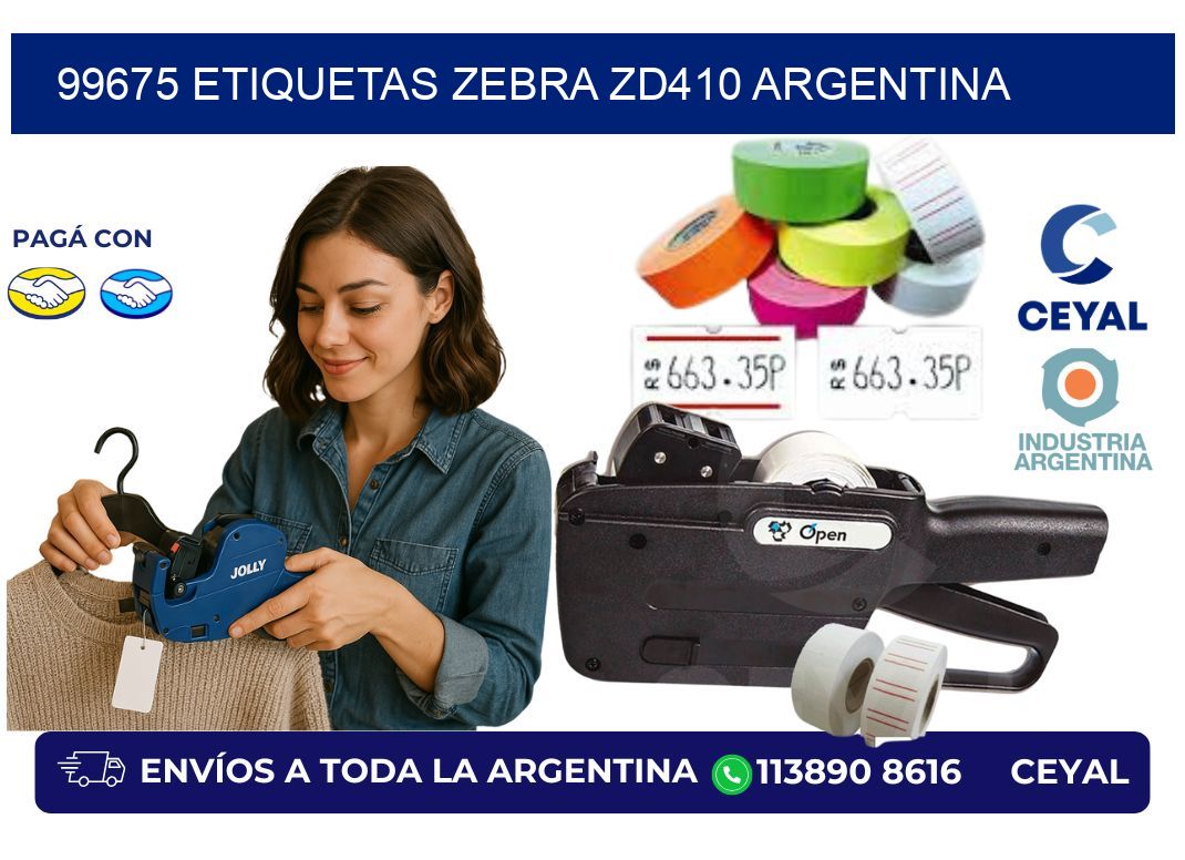 99675 etiquetas zebra zd410 argentina