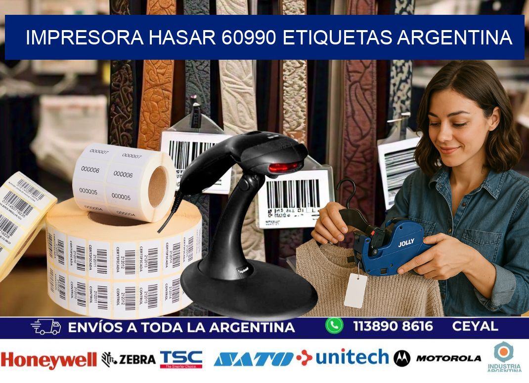 Impresora hasar 60990 etiquetas argentina