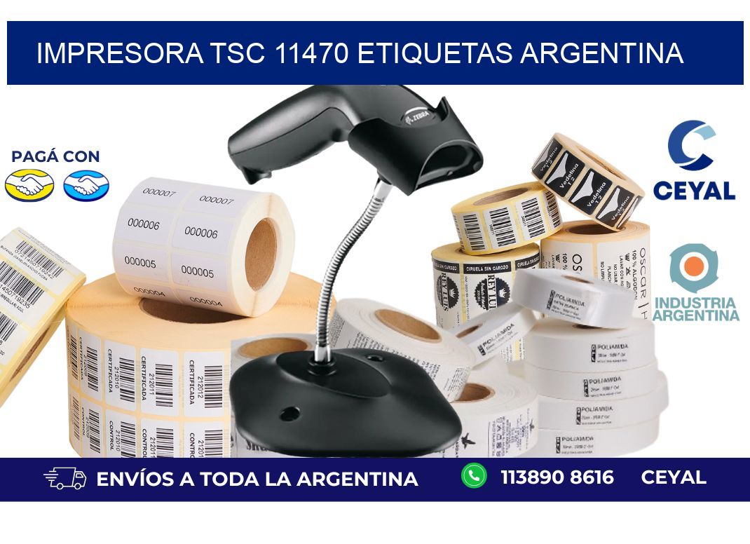 Impresora tsc 11470 etiquetas argentina