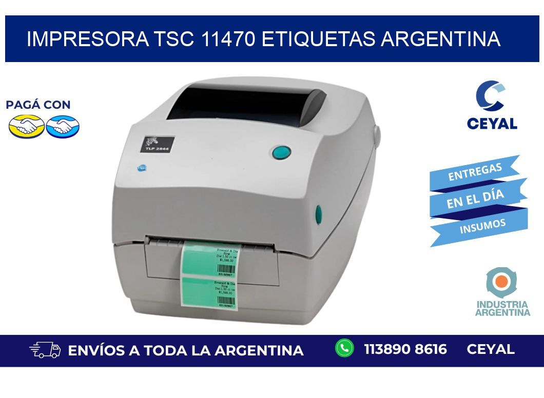 Impresora tsc 11470 etiquetas argentina