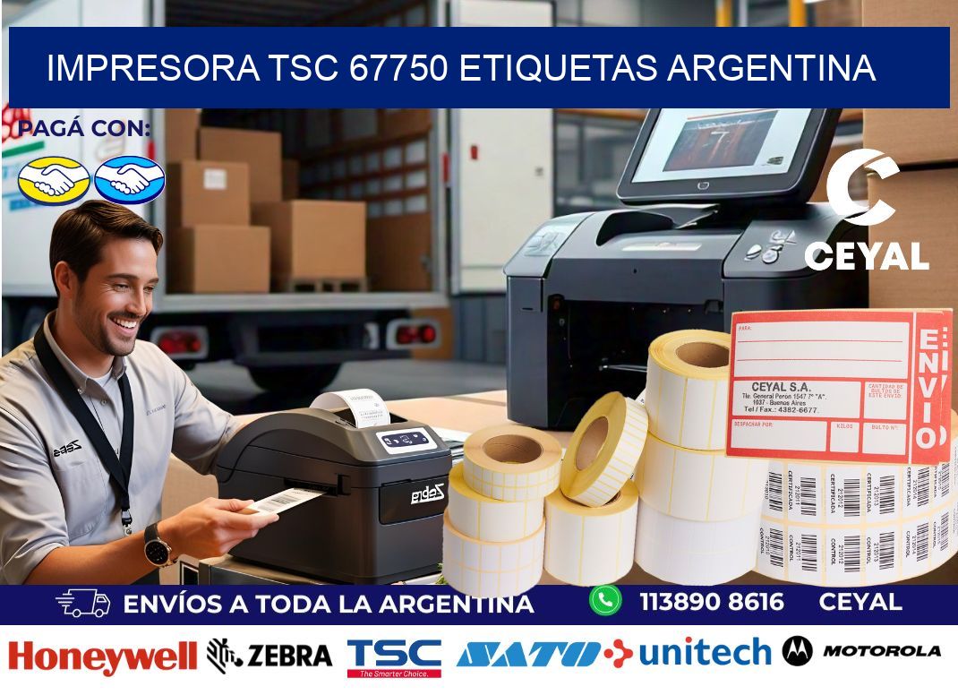 Impresora tsc 67750 etiquetas argentina