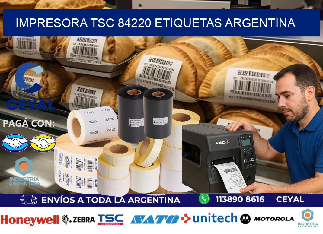 Impresora tsc 84220 etiquetas argentina