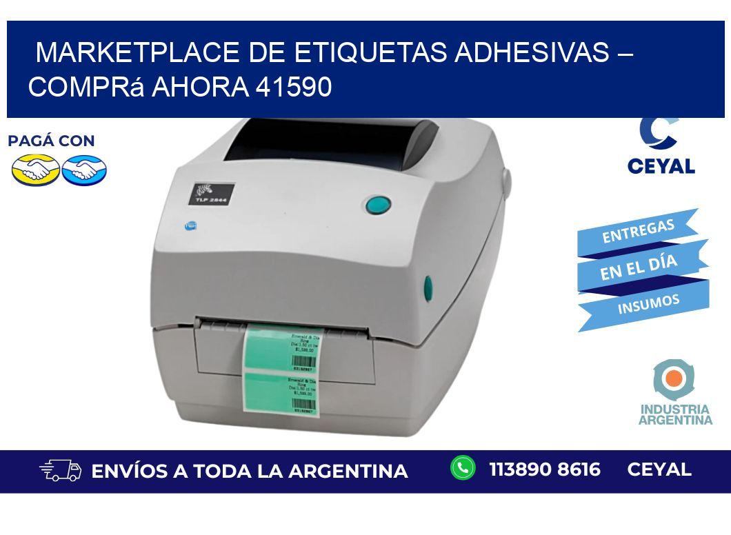 Marketplace de Etiquetas Adhesivas – Comprá Ahora 41590