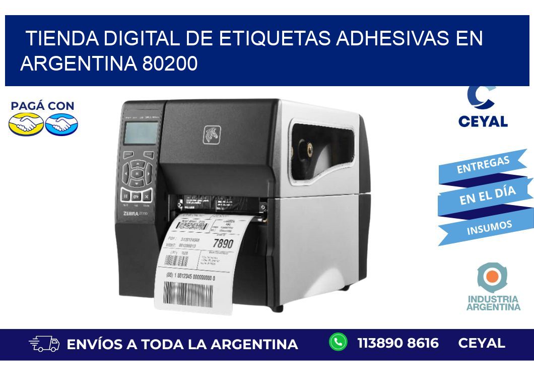 Tienda Digital de Etiquetas Adhesivas en Argentina 80200