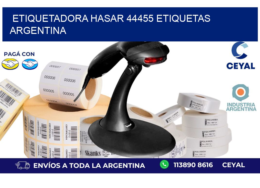 etiquetadora hasar 44455 etiquetas argentina