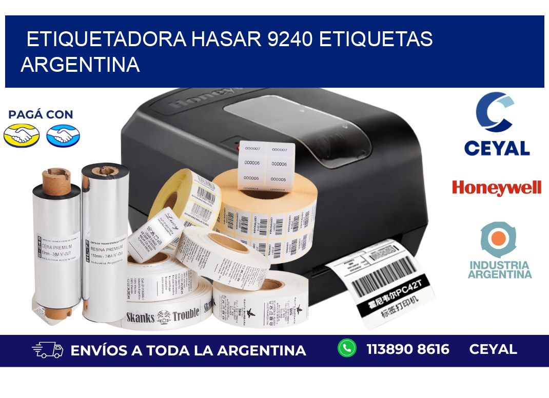 etiquetadora hasar 9240 etiquetas argentina