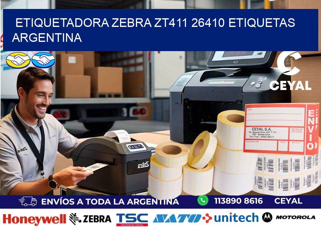 etiquetadora zebra zt411 26410 etiquetas argentina