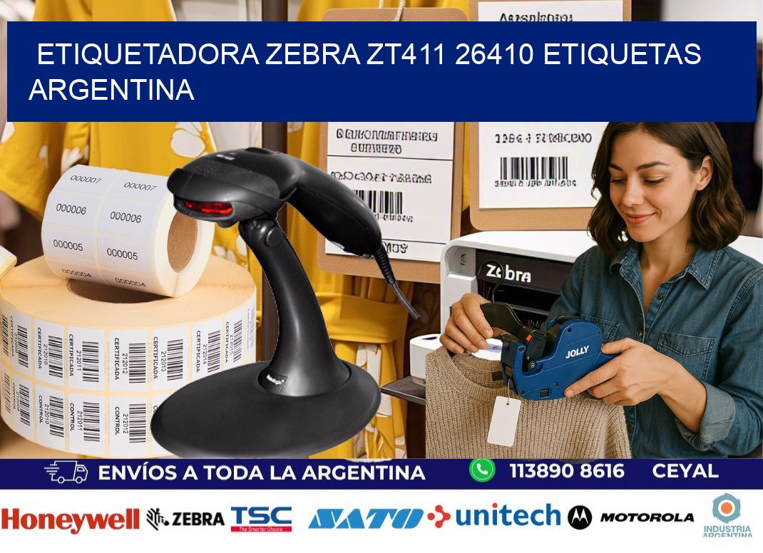 etiquetadora zebra zt411 26410 etiquetas argentina