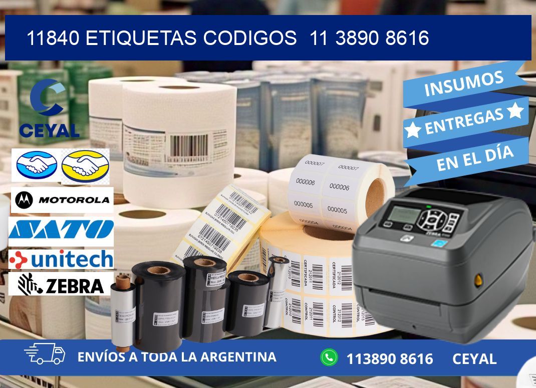 11840 ETIQUETAS CODIGOS  11 3890 8616