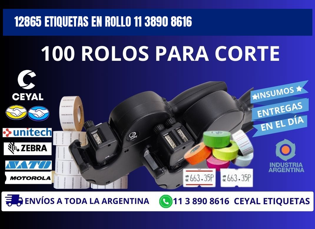 12865 ETIQUETAS EN ROLLO 11 3890 8616