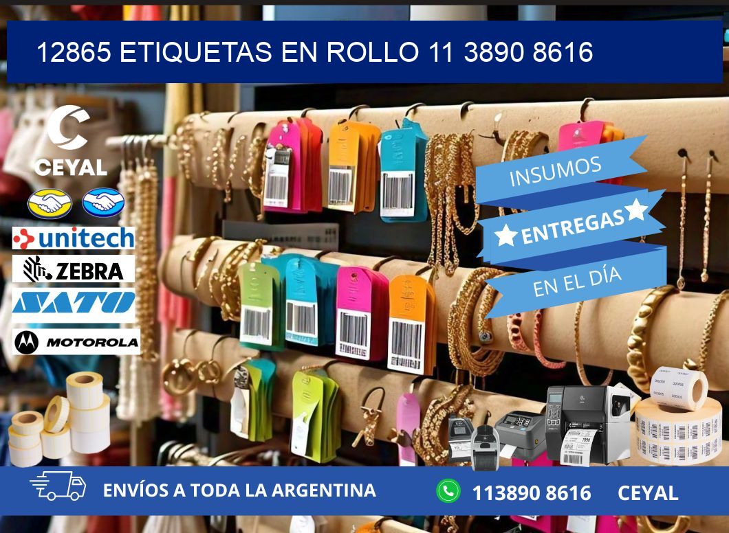 12865 ETIQUETAS EN ROLLO 11 3890 8616