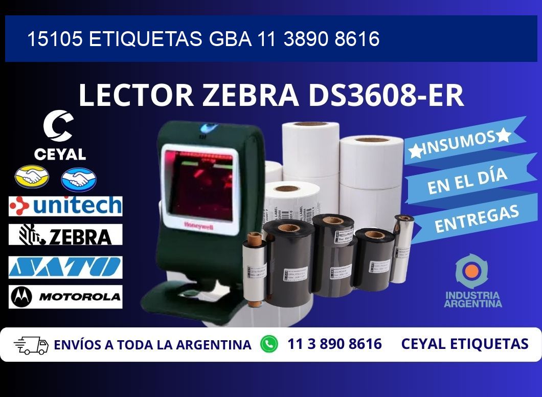 15105 ETIQUETAS GBA 11 3890 8616