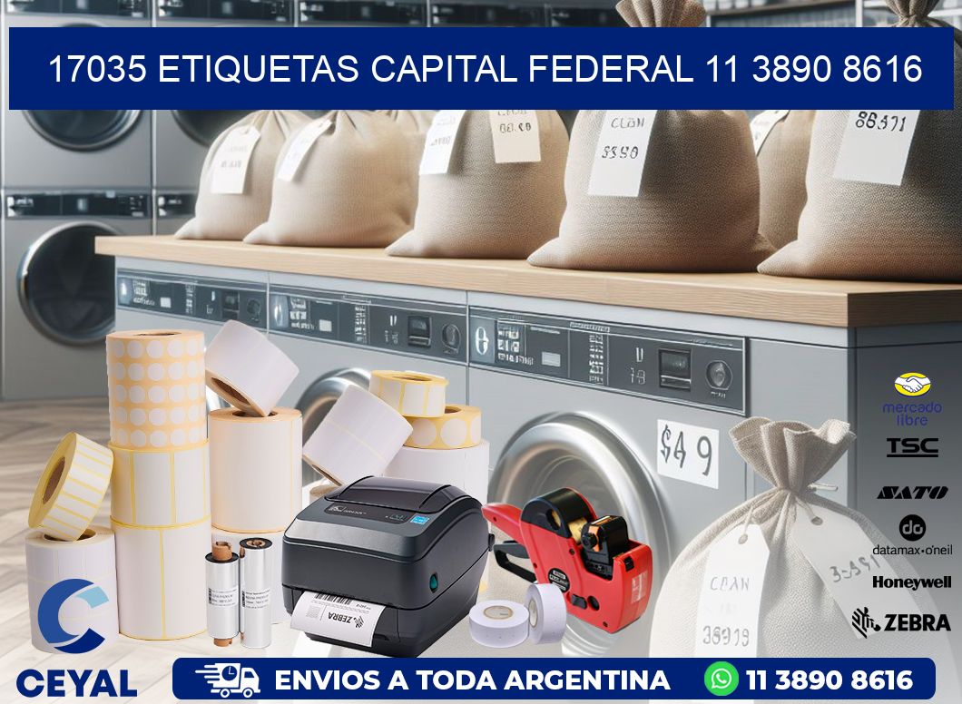 17035 ETIQUETAS CAPITAL FEDERAL 11 3890 8616