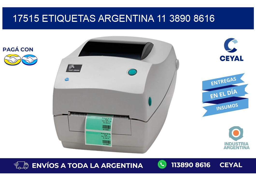 17515 ETIQUETAS ARGENTINA 11 3890 8616