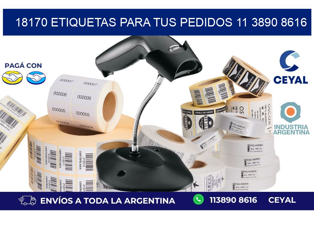 18170 ETIQUETAS PARA TUS PEDIDOS 11 3890 8616