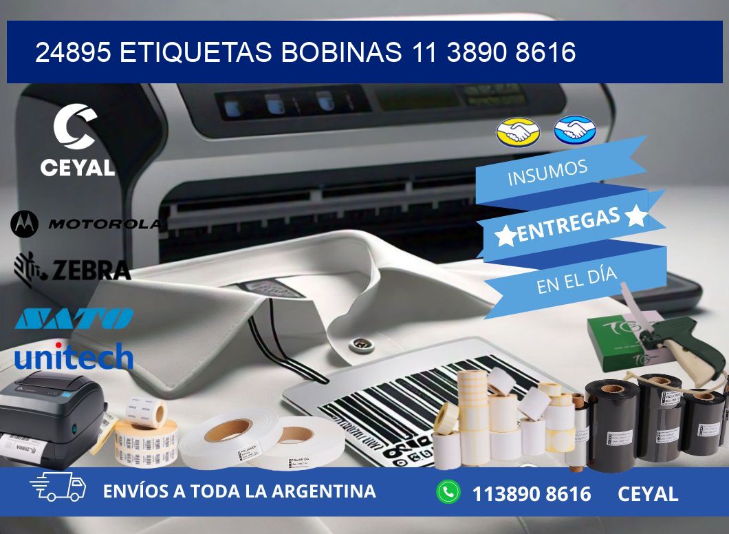 24895 ETIQUETAS BOBINAS 11 3890 8616