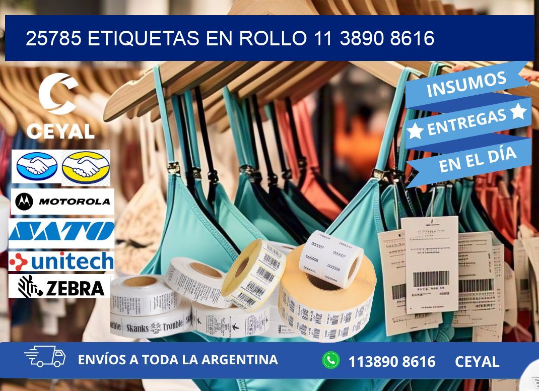 25785 ETIQUETAS EN ROLLO 11 3890 8616