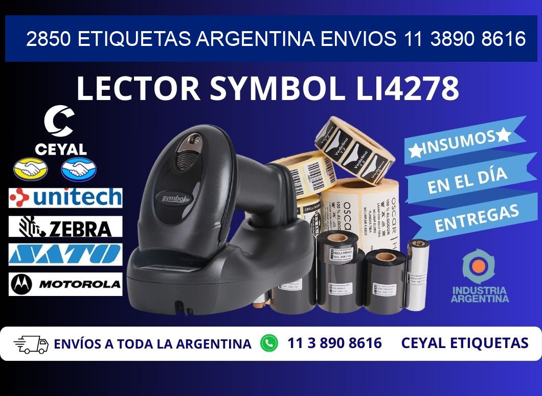 2850 ETIQUETAS ARGENTINA ENVIOS 11 3890 8616
