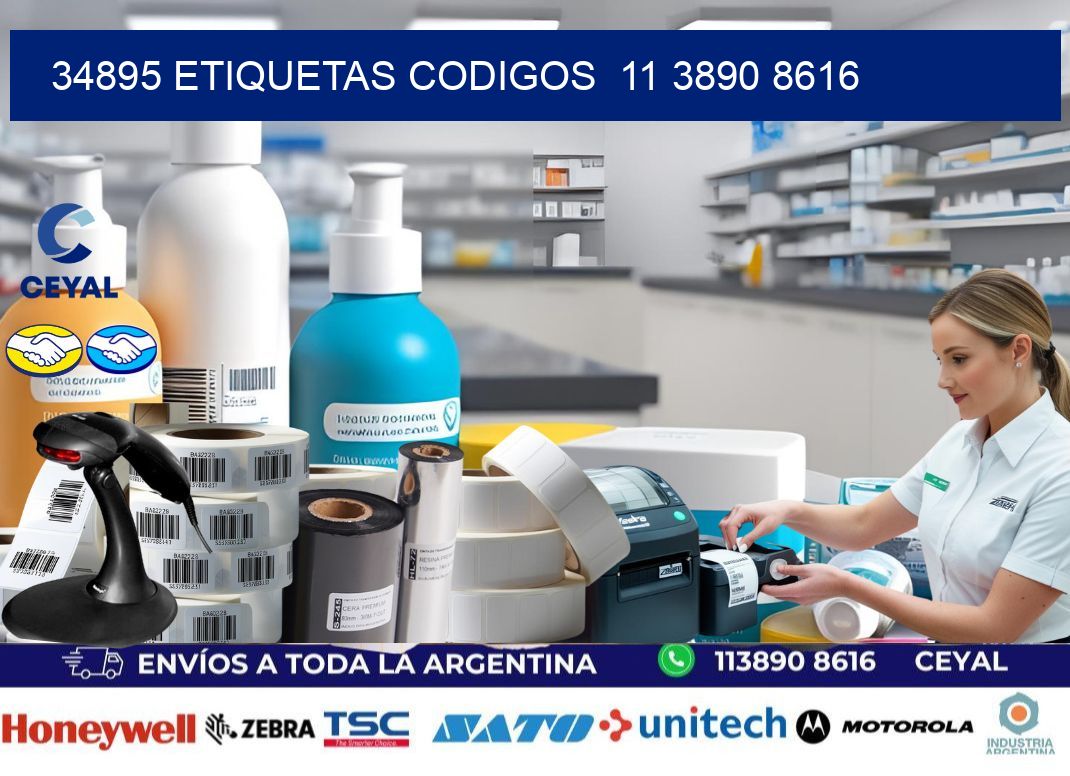 34895 ETIQUETAS CODIGOS  11 3890 8616
