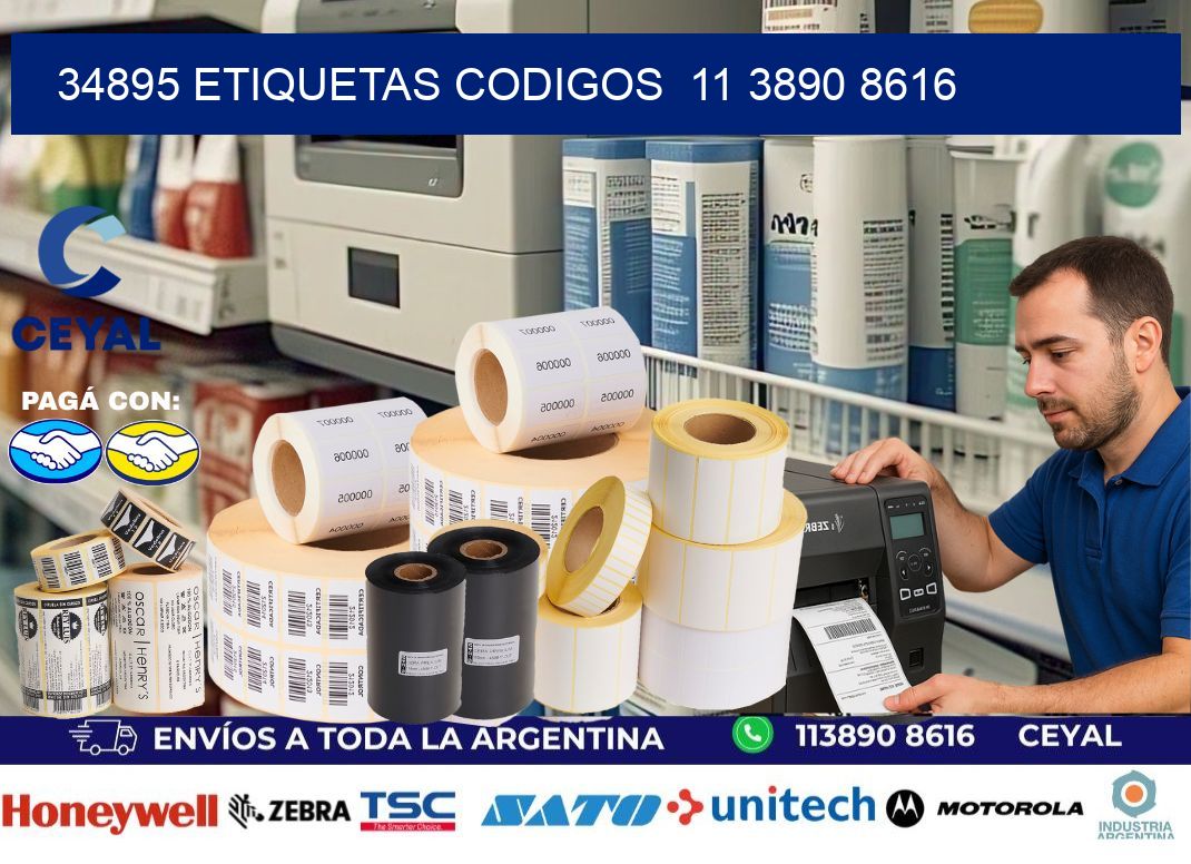 34895 ETIQUETAS CODIGOS  11 3890 8616