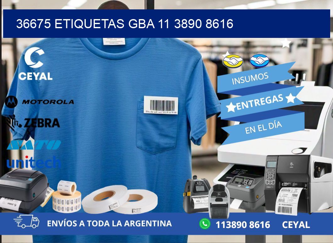 36675 ETIQUETAS GBA 11 3890 8616