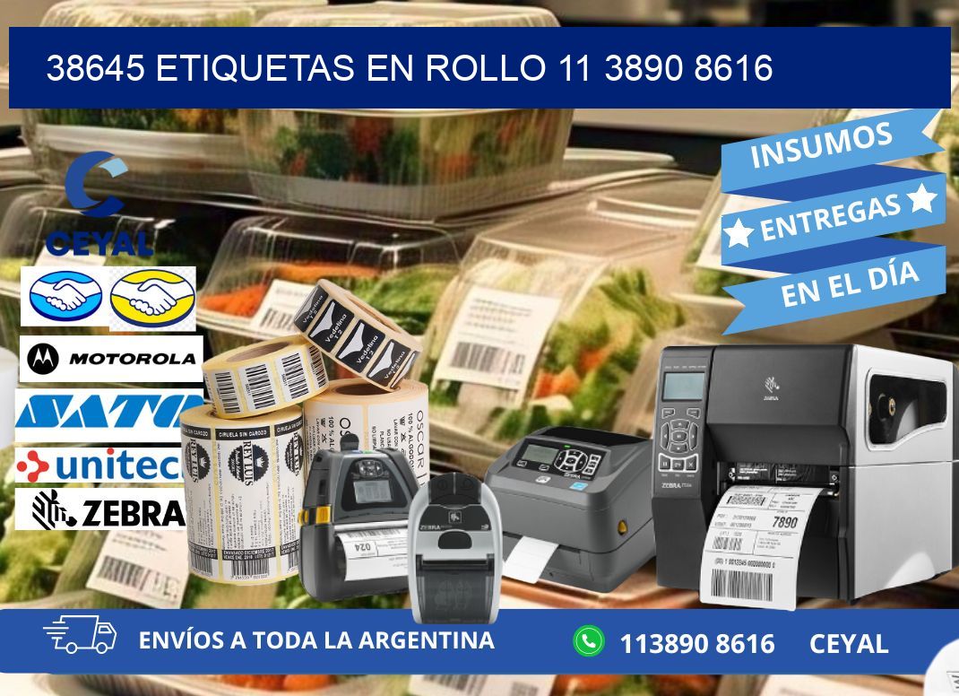 38645 ETIQUETAS EN ROLLO 11 3890 8616