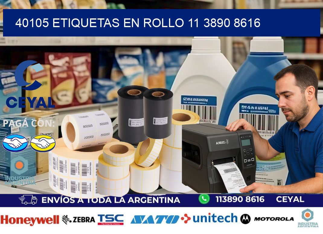 40105 ETIQUETAS EN ROLLO 11 3890 8616