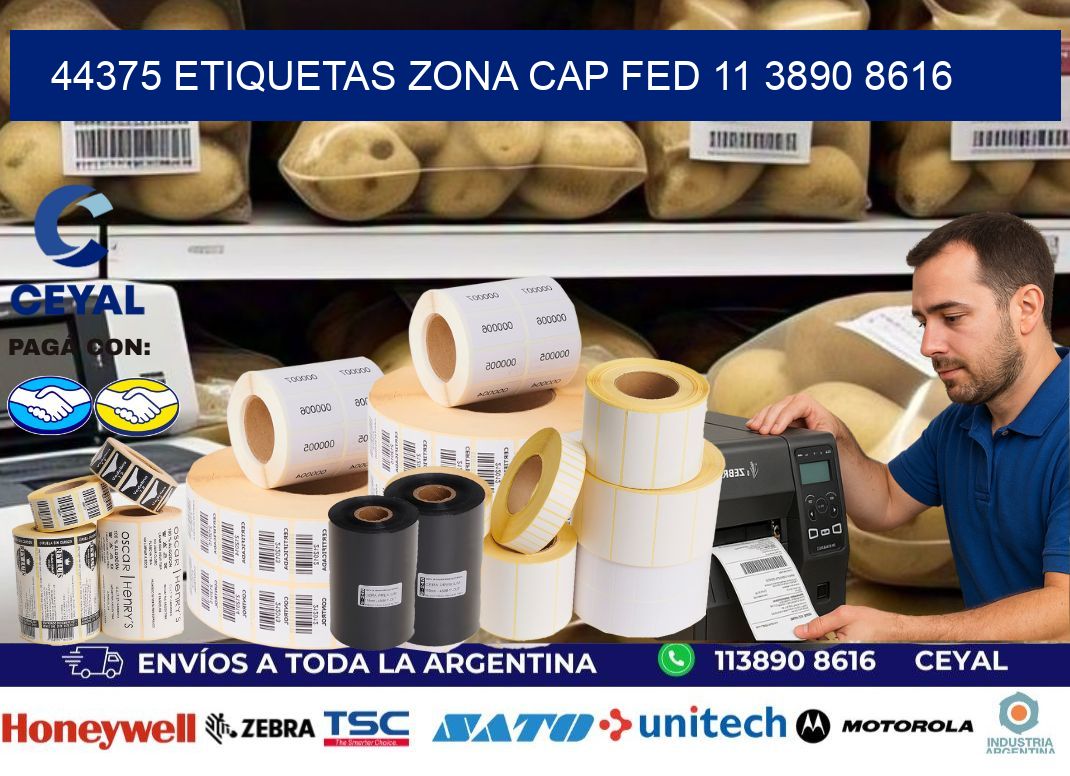 44375 ETIQUETAS ZONA CAP FED 11 3890 8616