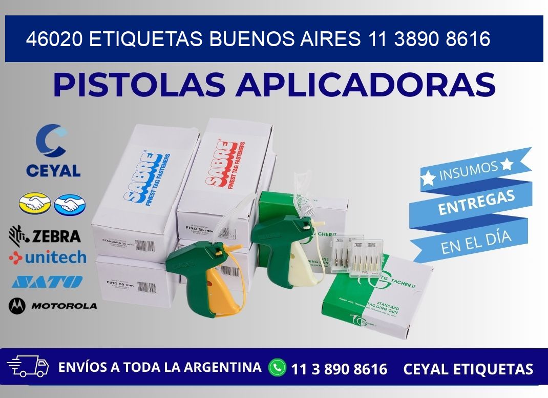 46020 ETIQUETAS BUENOS AIRES 11 3890 8616