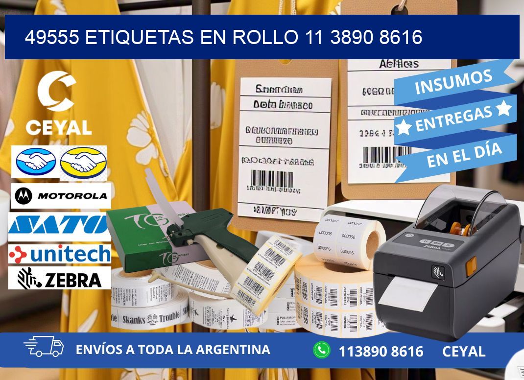 49555 ETIQUETAS EN ROLLO 11 3890 8616