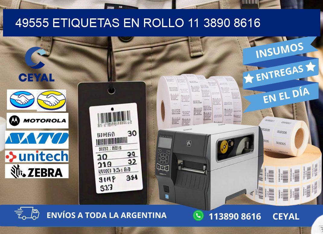 49555 ETIQUETAS EN ROLLO 11 3890 8616