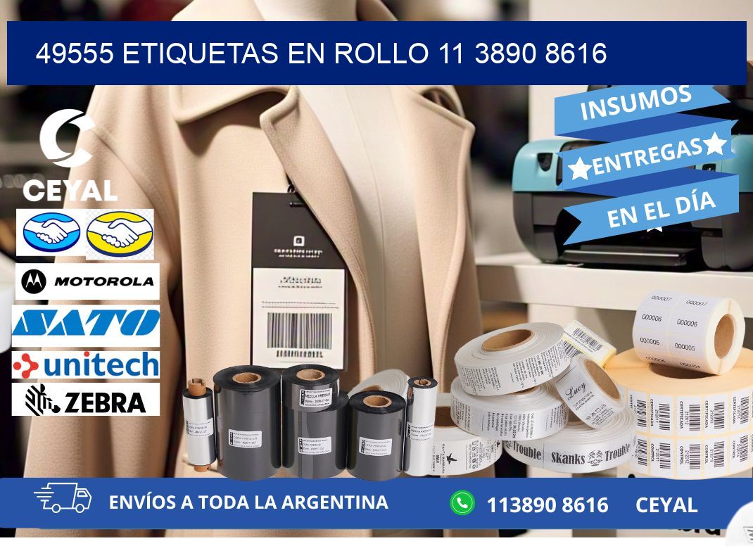 49555 ETIQUETAS EN ROLLO 11 3890 8616