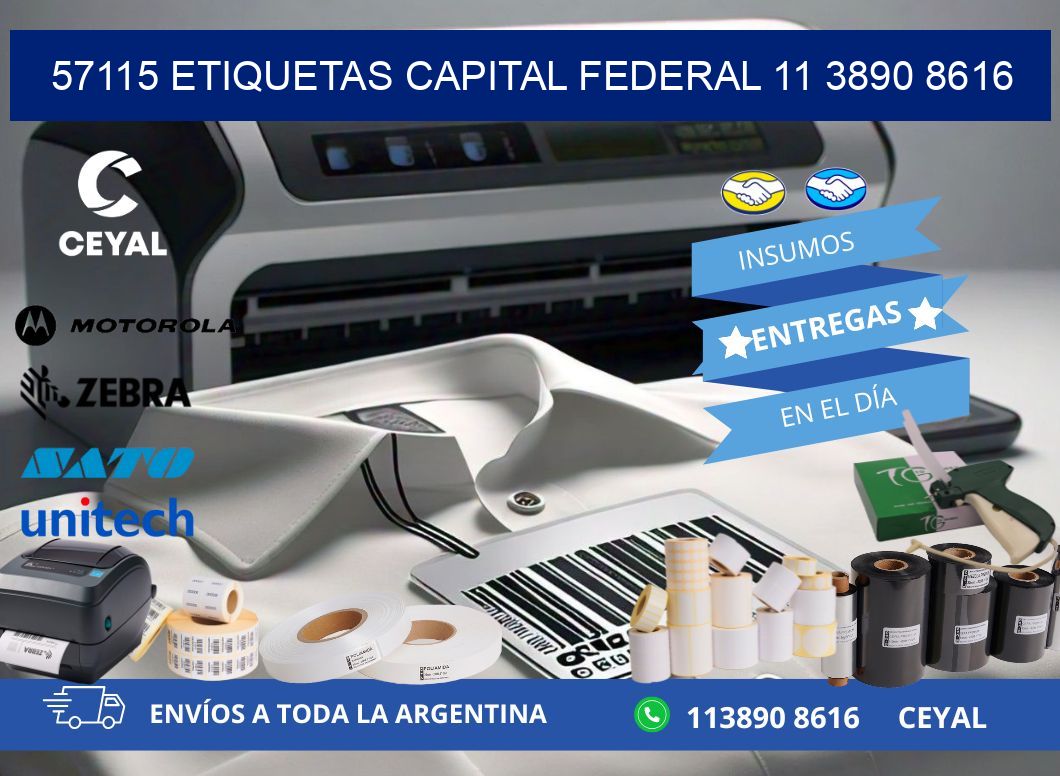57115 ETIQUETAS CAPITAL FEDERAL 11 3890 8616