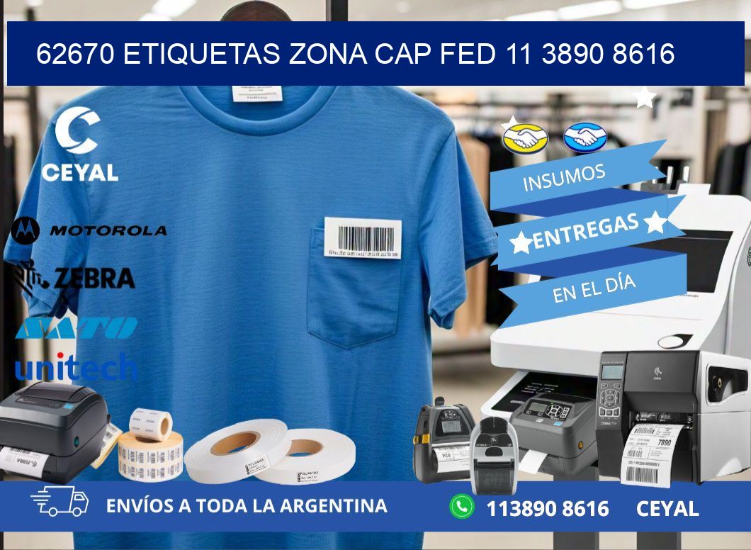 62670 ETIQUETAS ZONA CAP FED 11 3890 8616