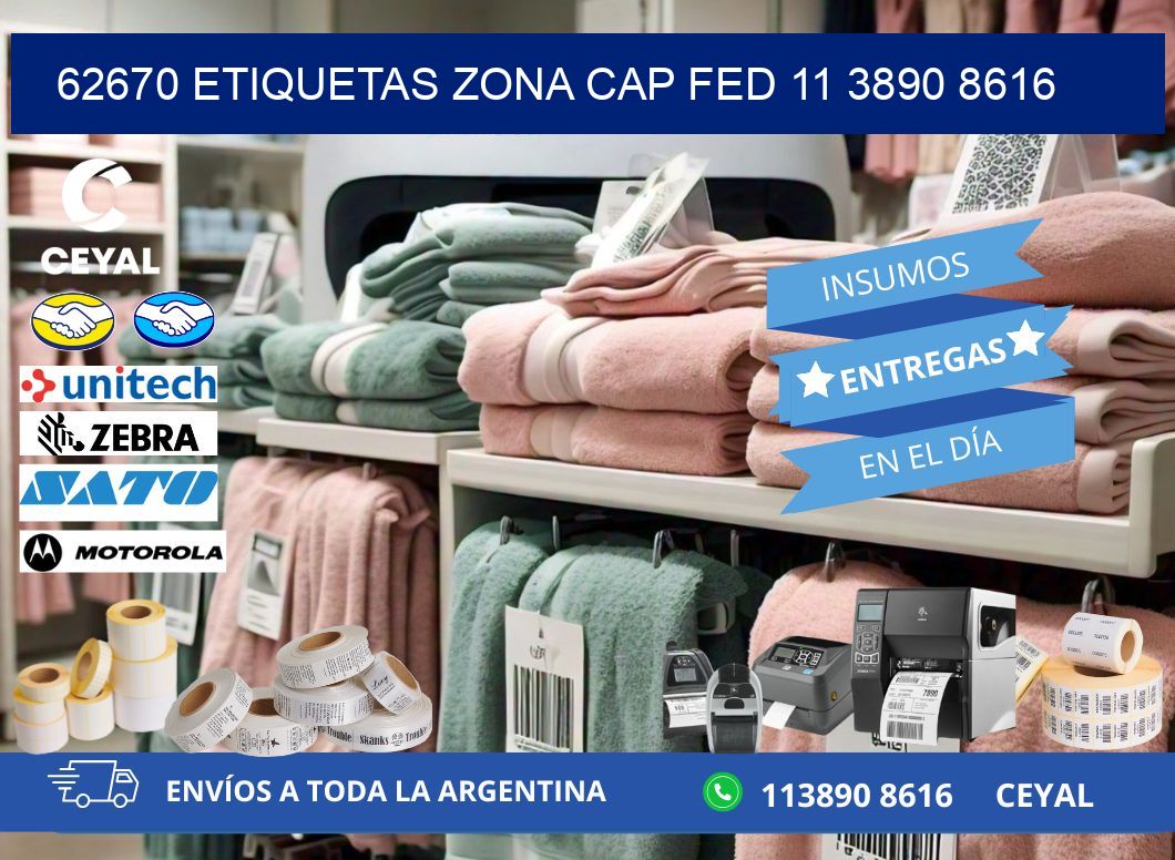 62670 ETIQUETAS ZONA CAP FED 11 3890 8616
