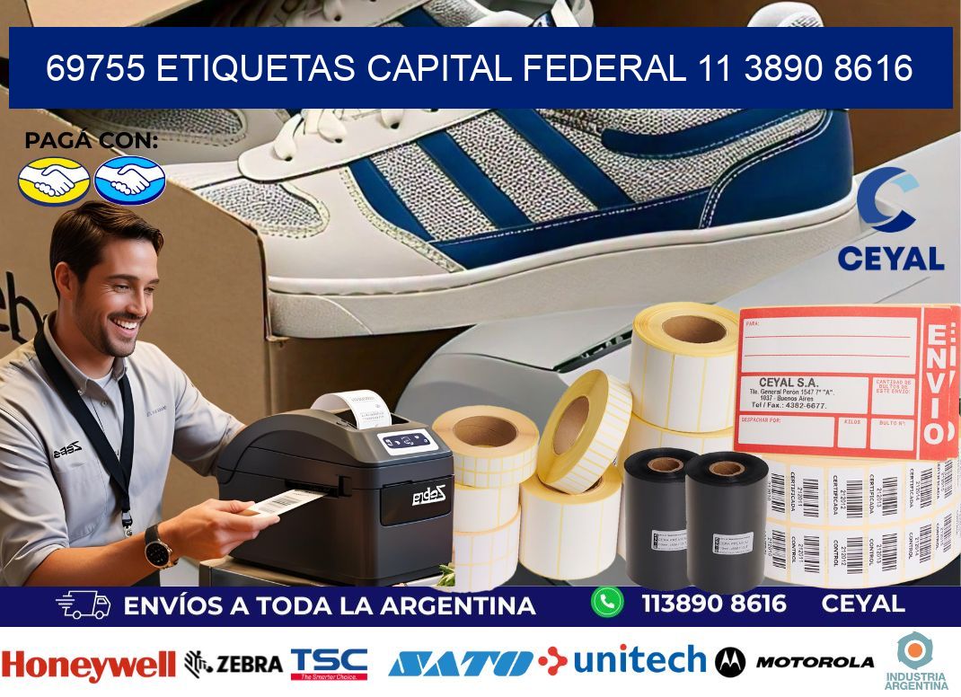 69755 ETIQUETAS CAPITAL FEDERAL 11 3890 8616