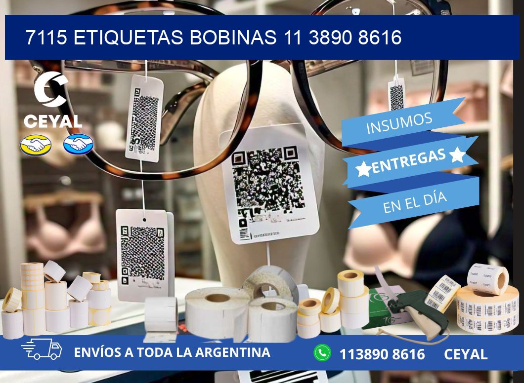 7115 ETIQUETAS BOBINAS 11 3890 8616