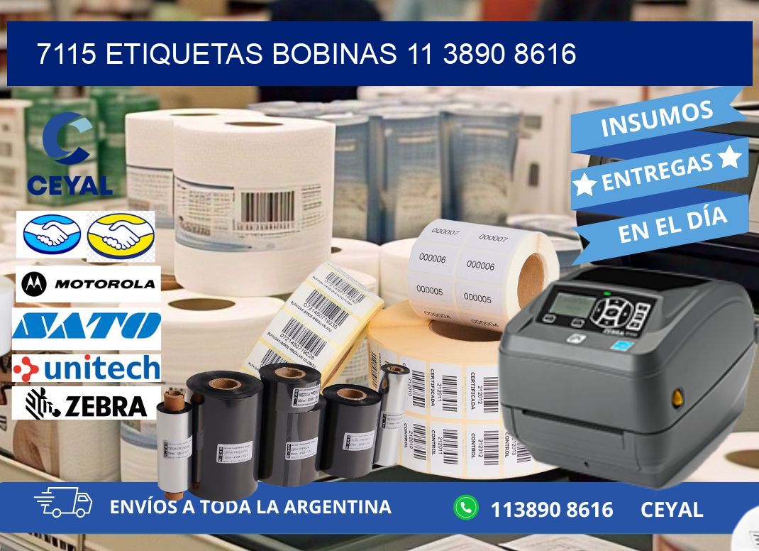7115 ETIQUETAS BOBINAS 11 3890 8616