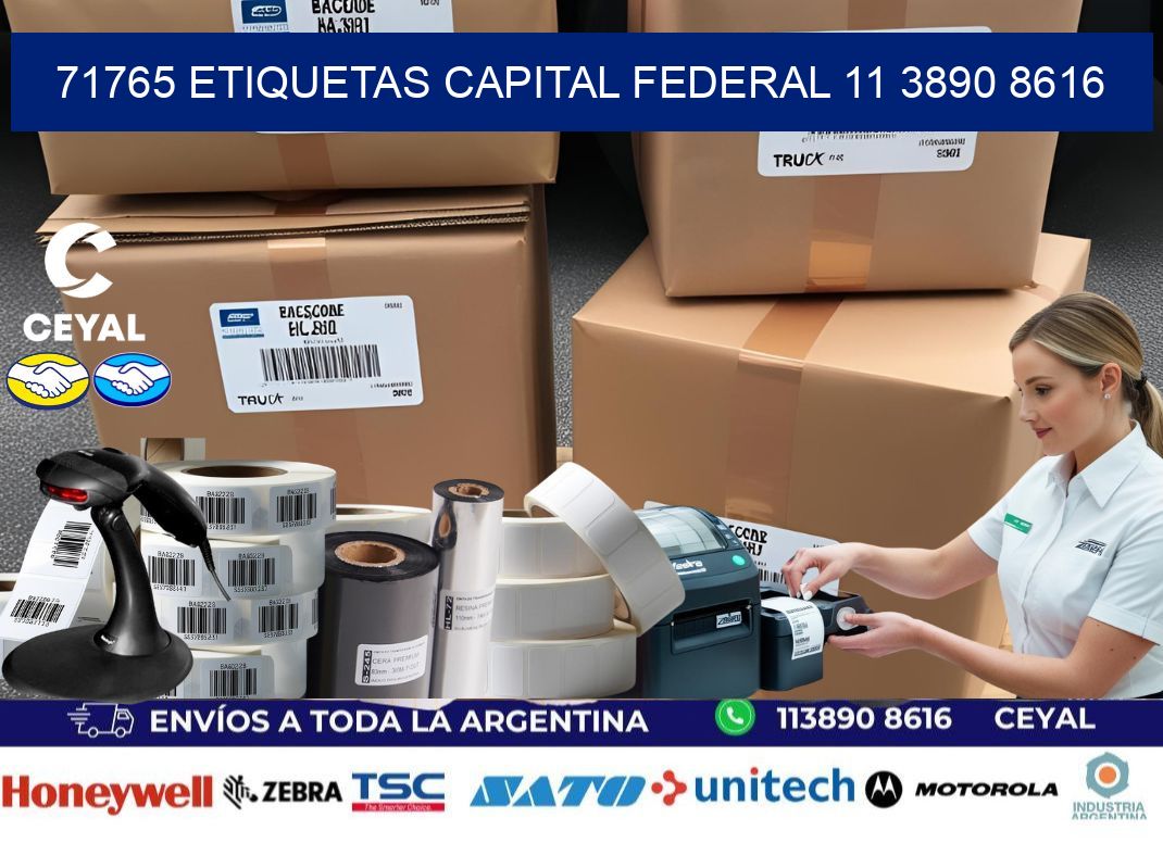 71765 ETIQUETAS CAPITAL FEDERAL 11 3890 8616