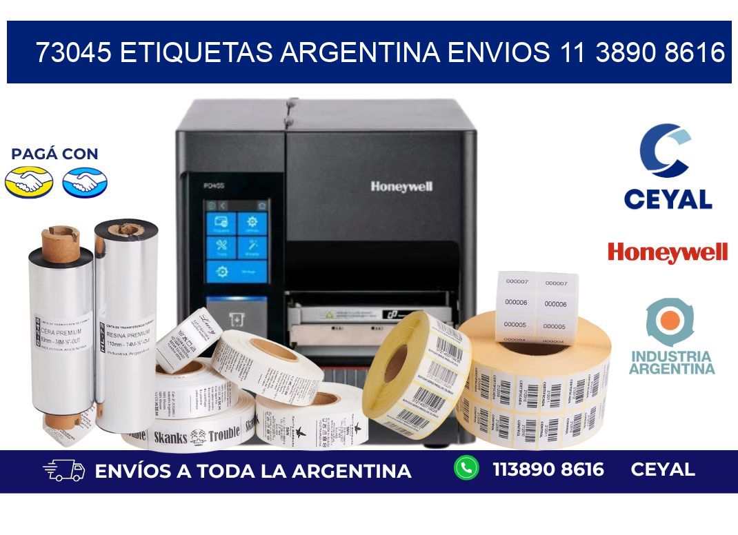 73045 ETIQUETAS ARGENTINA ENVIOS 11 3890 8616