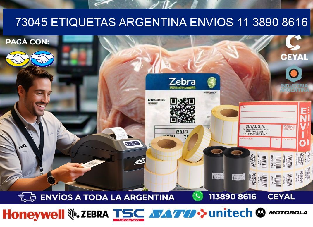 73045 ETIQUETAS ARGENTINA ENVIOS 11 3890 8616